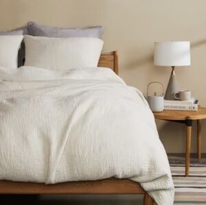 Parachute Cloud Cotton Duvet Cover Set King - Ivory